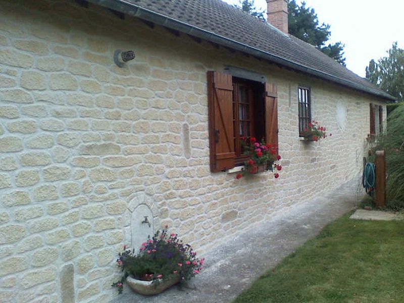 Joint à la chaux, façade en pierre à Langeac